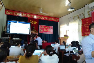 Tập Huấn CNTT- Chuyển giao trang Web cổng điện tử trường TH Lê Thị Hồng Gấm